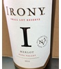 Delicato Family Wines Napa valley, California Irony Small Lot Reserve Merlot 2014